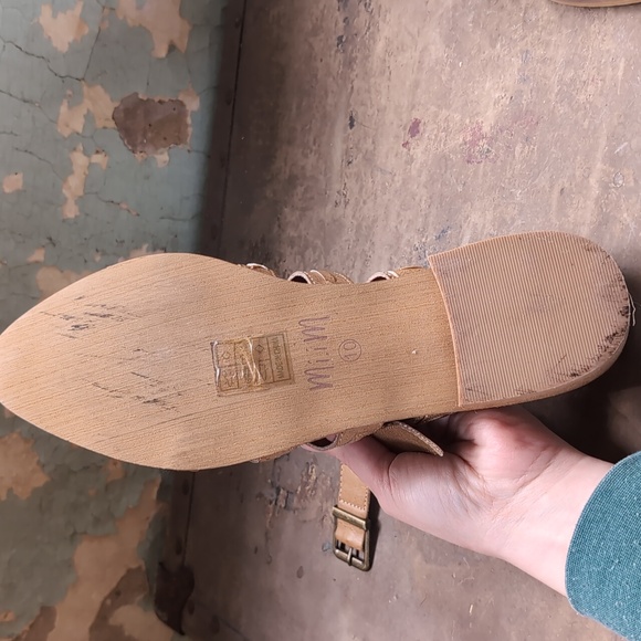 Miim Leather Mule Strappy Sandals - Picture 4 of 8